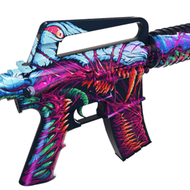 KeyDrop holographic character artwork
